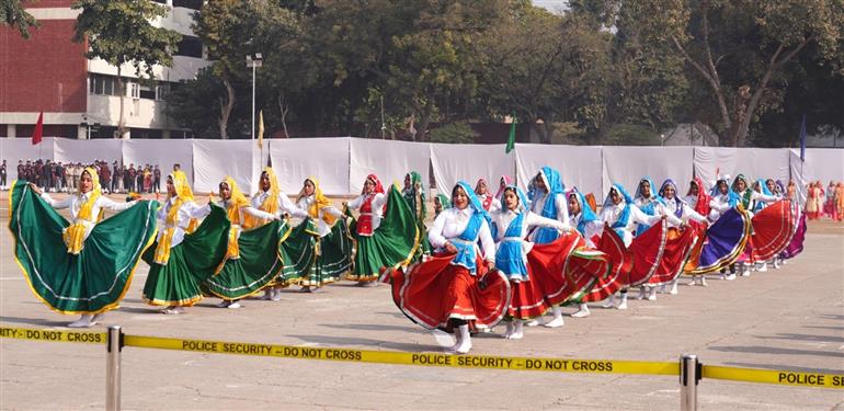 75th Republic day Celebrated at Chandigarh Prade Ground