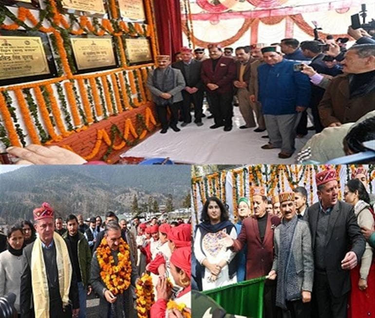 CM dedicates projects worth Rs. 63.56Cr for Manali Assembly Constituency