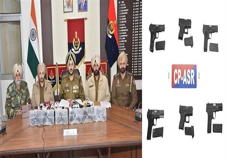 Two linked to cross-border illegal arms module held with six sophisticated weapons in Amritsar