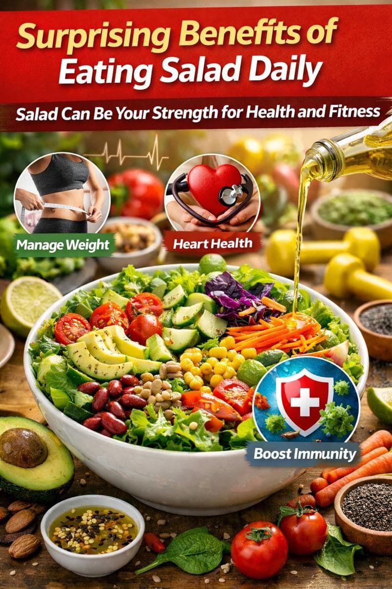 Surprising Benefits of Eating Salad Daily 