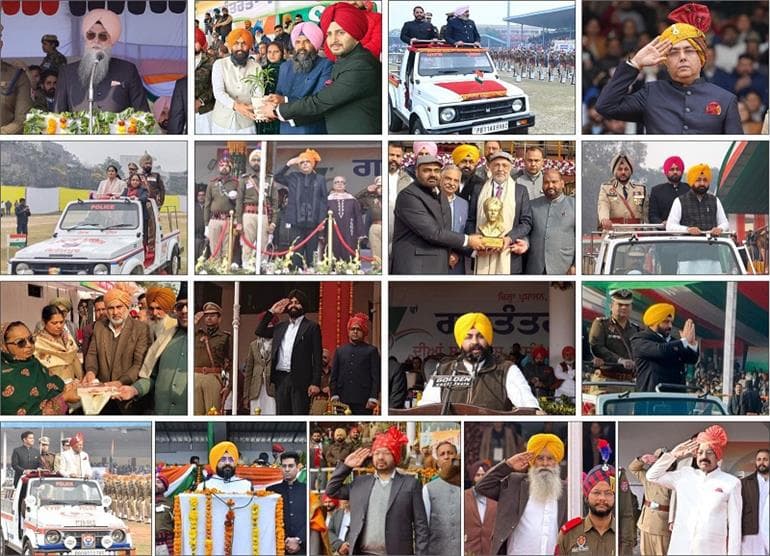 77th Republic Day Celebrations Across Punjab