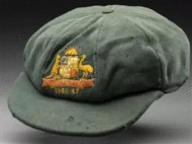 Bradman’s Iconic Baggy Green Cap Sells for ₹2.92 Crore, A Priceless Piece of Cricket History