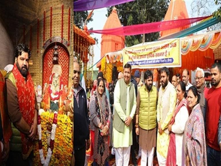 MP Kartikeya Sharma attends Kanya Pujan ceremony at Maa Jayanti Devi Temple in Jind