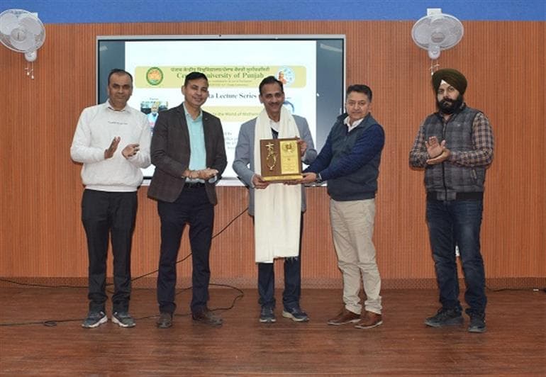 CU Punjab celebrates National Mathematics Day with expert talk and competitions