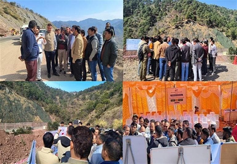 Himachal Pradesh PWD studied NHAI's slope protection work