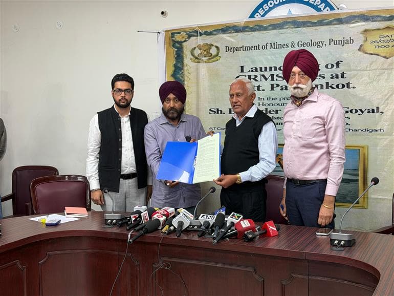 Goyal launches crusher owner mining sites in Punjab to streamline minor mineral sector