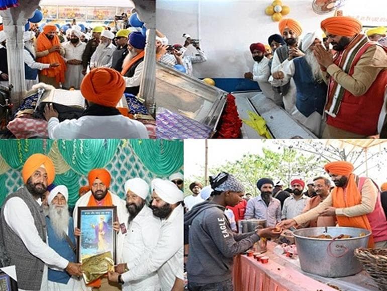Haryana CM pays obeisance at gurdwara in Dera Baba Nanak