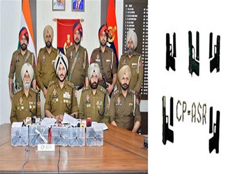Juvenile among six linked to cross-border arms smuggling module held with five pistols in Amritsar