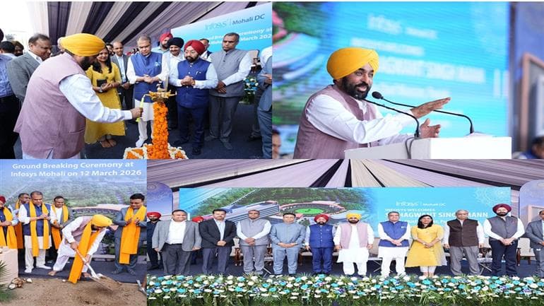 Infosys’ ₹286Cr project in Mohali will provide direct employment to 2,700 youth & create thousands of indirect jobs: CM 