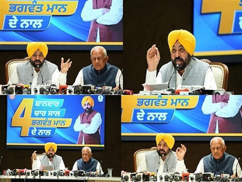 Mann Govt’s Achievement: Water equivalent to Bhakra Canal delivered to fields in just 4 years