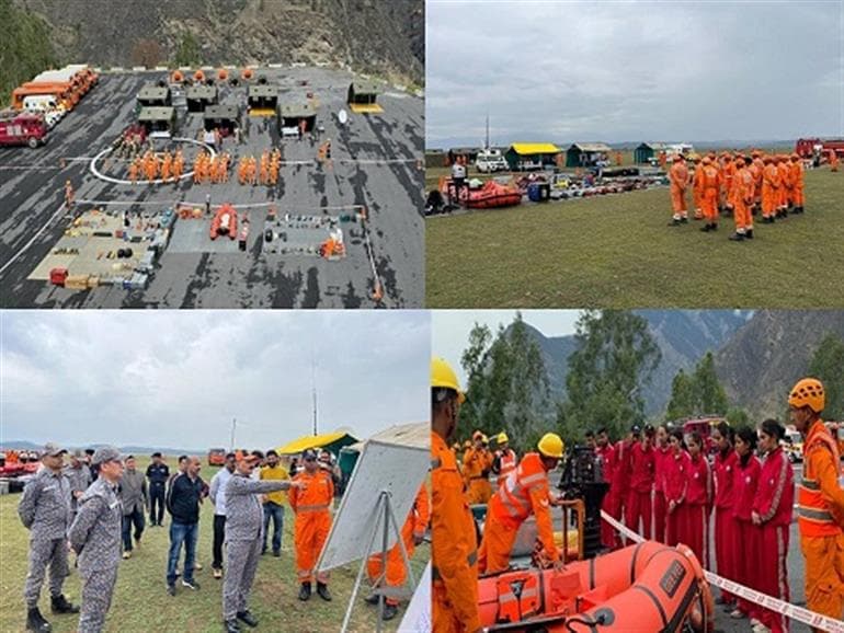 Successful Conduct of Mobilization Drill by 14th Battalion NDRF in Himachal Pradesh