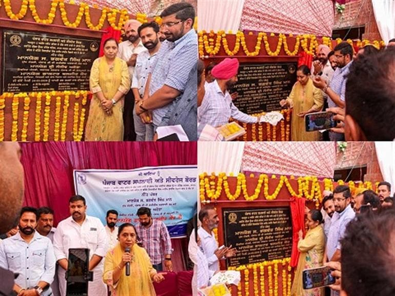 Dr. Baljit Kaur launches ₹16.25Cr water supply project in Malout