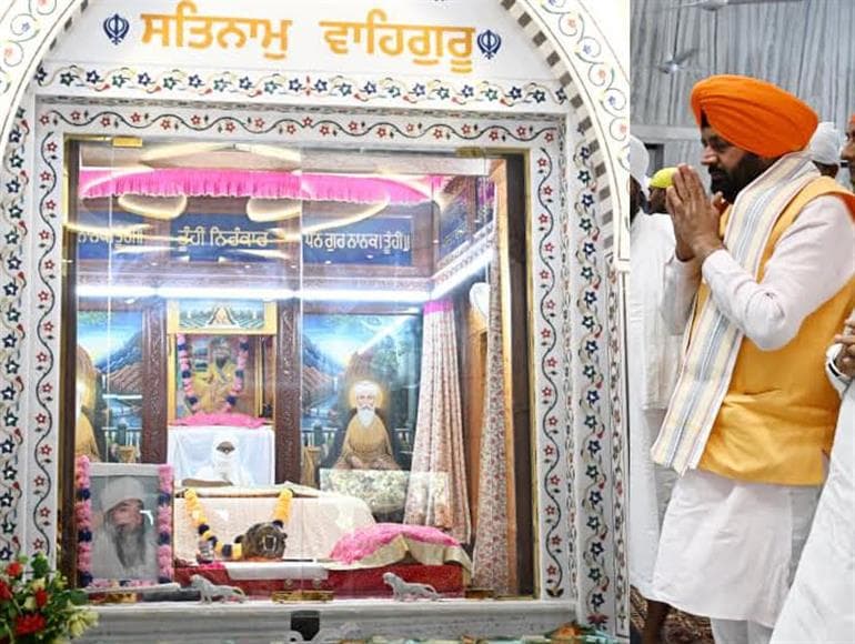 Haryana CM Saini Delivers Inspiring Spiritual Message at Nanaksar Sahib Congregation 