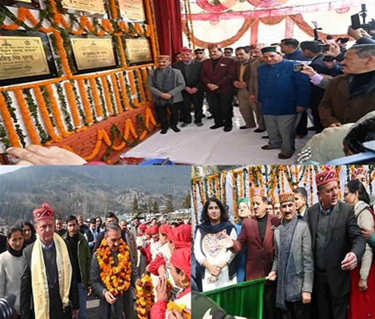 CM dedicates projects worth Rs. 63.56Cr for Manali Assembly Constituency