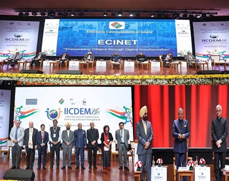 ECINET Digital Platform launched at IICDEM-2026