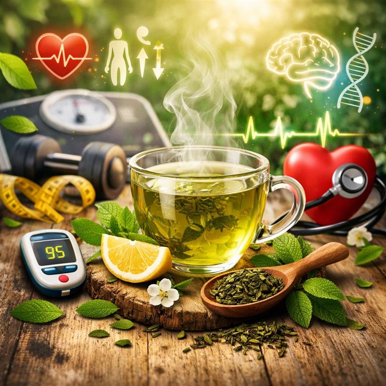 Regular Consumption of Green Tea Offers Surprising Health Benefits 