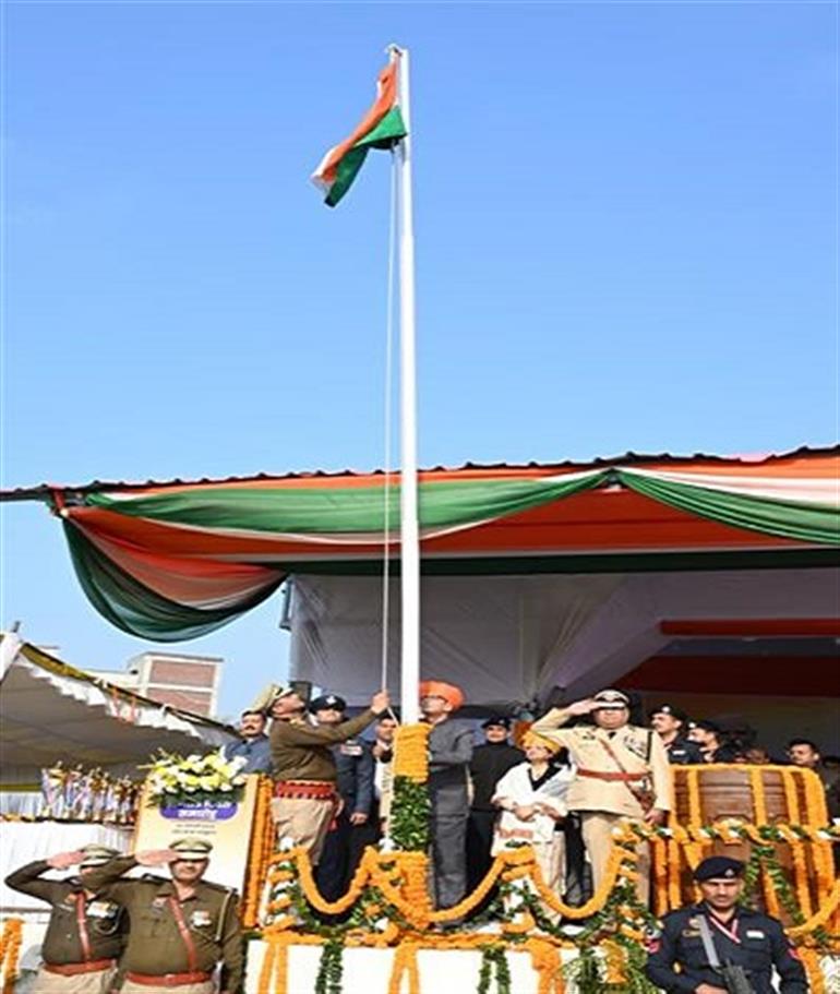 Grand Republic Day celebration held in Panchkula, Governor unfurls the Tricolour