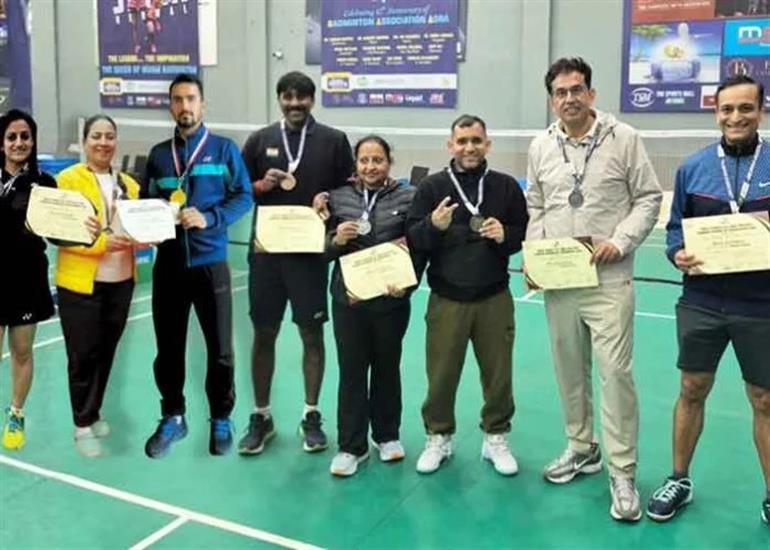 Chandigarh Masters Dominate at All India Masters Badminton Ranking Tournament 