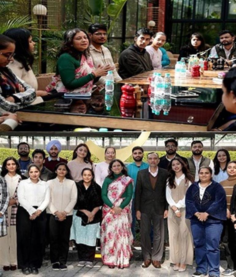 A Dialogue on Media and Elections: CEO Punjab with PU Students