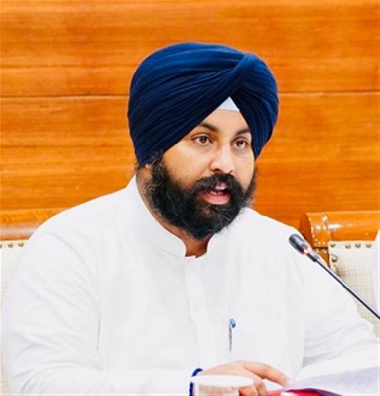 Development storm blows in Sri Anandpur Sahib with new infra projects : Harjot Bains