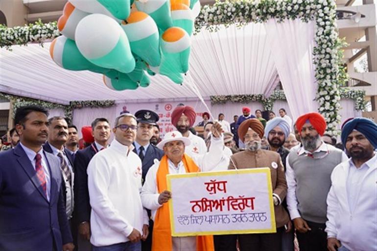 Four-Day Anti-Drug Padyatra Flagged Off from Tarn Taran
