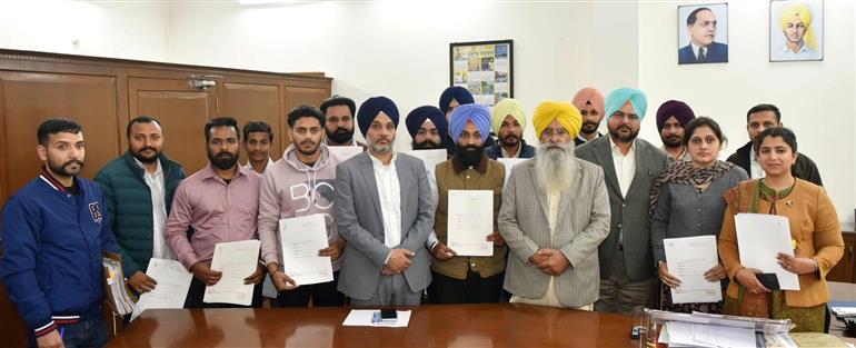 Punjab Strengthens Agricultural Setup: 13 New Agriculture Sub-Inspectors Receive Appointment Letters