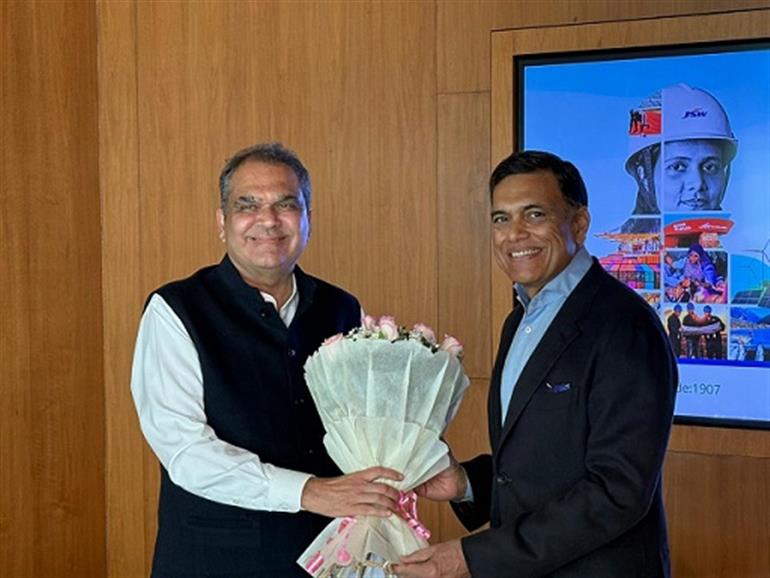 Sanjeev Arora Meets Industrialist Sajjan Jindal; ₹1,500Cr Investment Announced for Steel Sector in Rajpura