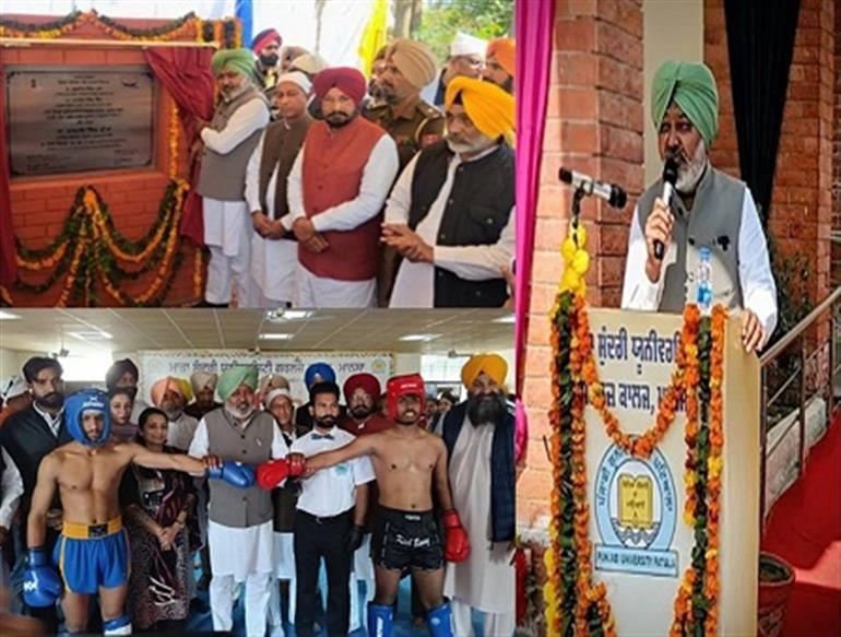 Cheema lays foundation stone for ₹10Cr girls’ hostel at Mata Sundri University Girls College