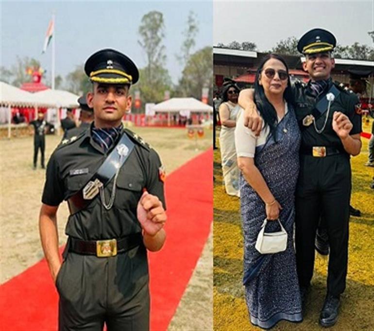 Mohali&39;s Aryan Dutt commissioned into Elite 4 Horse Regiment of Indian Army