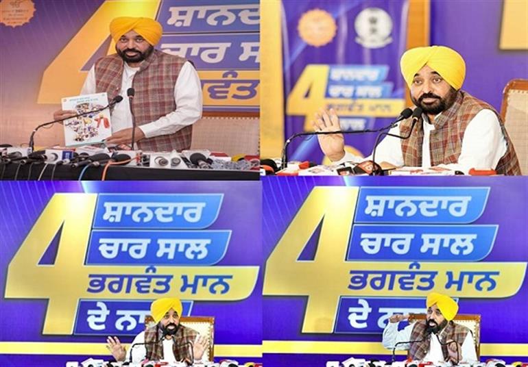AAP Govt&39;s politics of work has fulfilled all guarantees within just 4 years: CM Mann