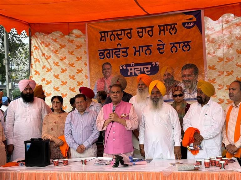 Punjab Marching Rapidly Towards Becoming a Leading State: Cabinet Minister Sanjeev Arora Presents 4-Year Report Card