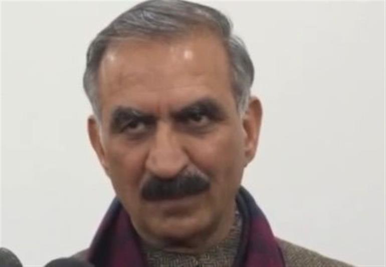 CM Sukhvinder Singh Sukhu