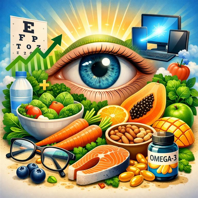 Proper Diet is Essential to Improve Eyesight 