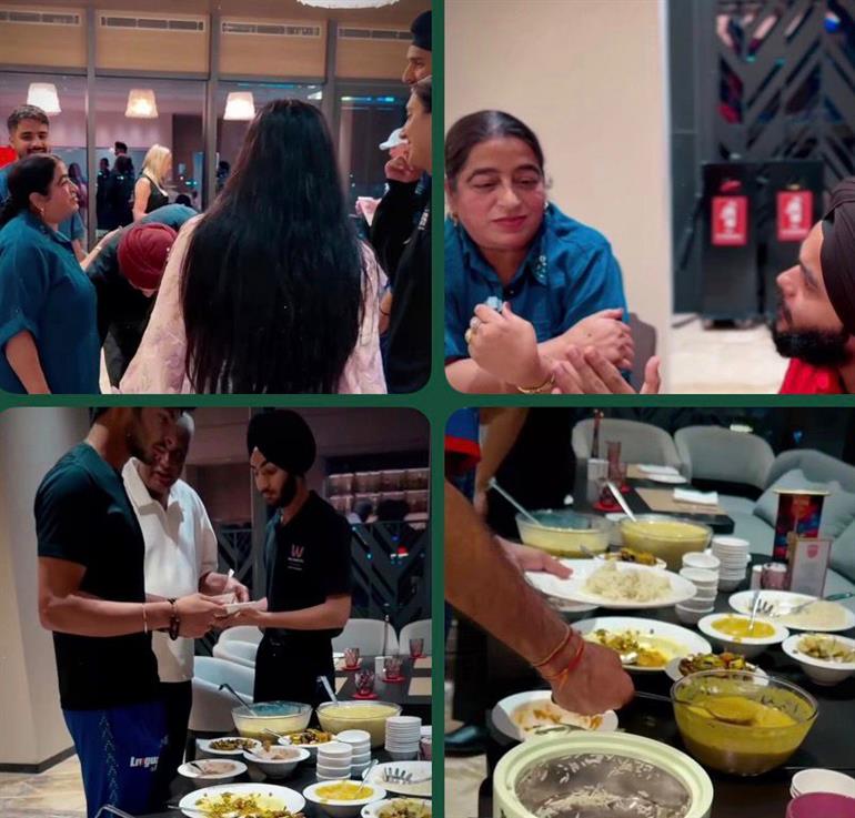 Prabhsimran Singh’s Mother Brings Home-Cooked Food for Punjab Kings, Wins Hearts (INSTAGRAM)