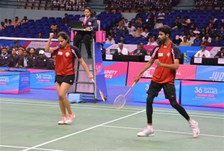 National Games badminton: Telangana's troika of Sai, Sumeeth & Sikki ambush Prannoy's Kerala to win gold