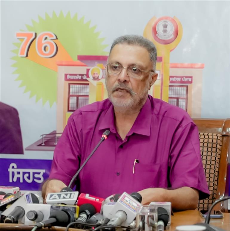 "GIVE GIFT OF SIGHT" HEALTH MINISTER DR BALBIR SINGH EXHORTS PEOPLE TO