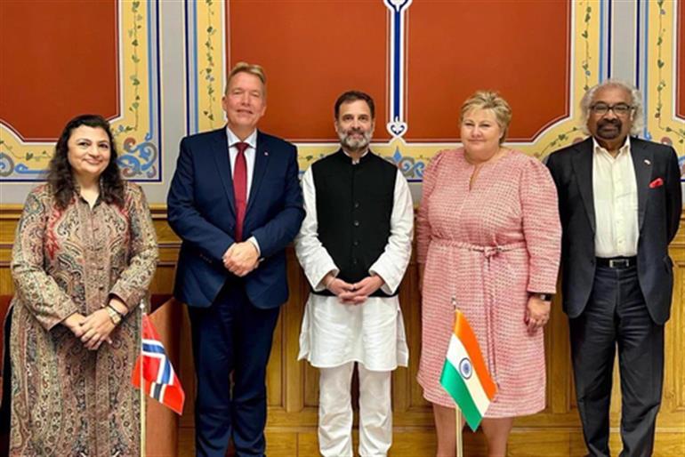 Rahul’s meeting with former Prime Minister of Norway is very important for India’s development story: Congress