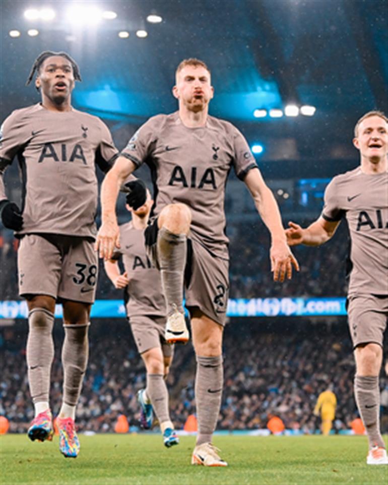 Kulusevski's late goal earns Tottenham a point in six-goal thriller