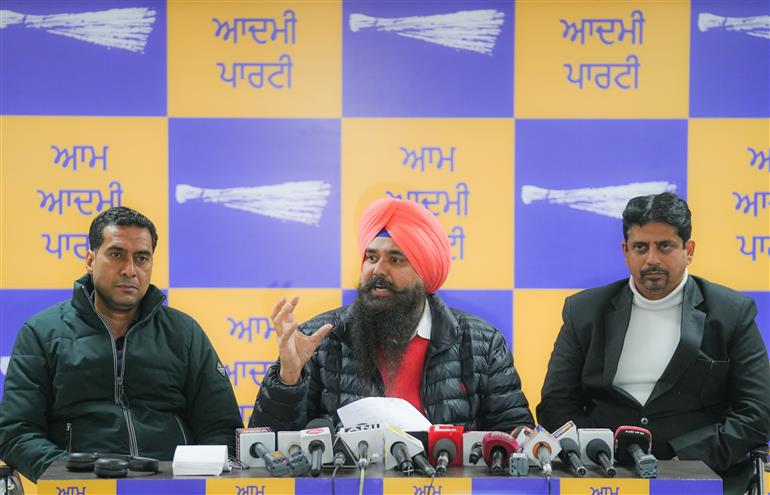  AAP lambasts SAD (Badal) for lies and misleading Punjabis on the issue of Prof. Bhullar&39;s release