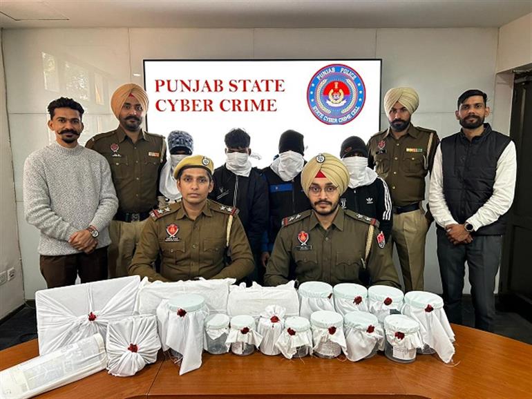 Online job fraud racket : Punjab police arrests four cyber fraudsters from Assam