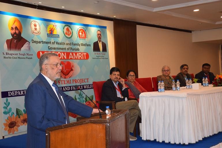 Health minister launches Punjab Stemi project to ensure timely treatment in case of Heart attack