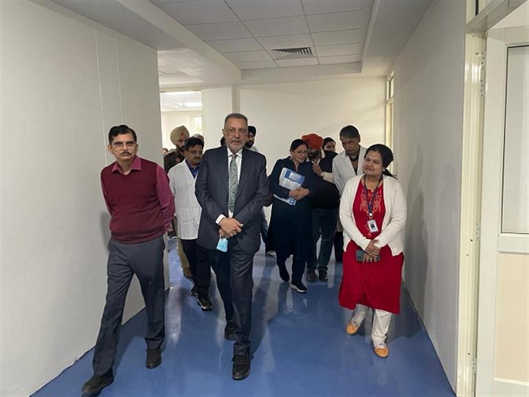 Dr. Ambedkar state institute of Medical sciences Mohali to get 6 bedded ICU soon