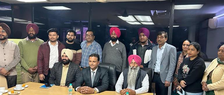 Sandeep assumes the charge as Chairman and Harjinder Seechewal becomes Vice-Chairman of BACKFINCO