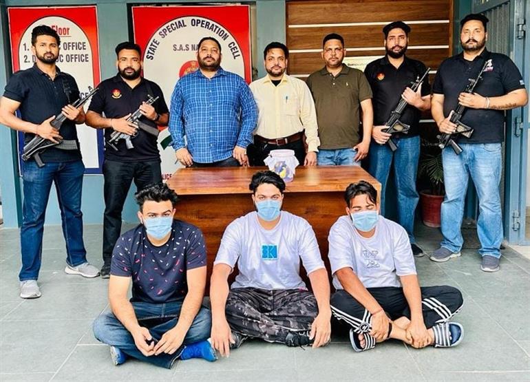 Punjab Police bust Criminal Network backed by USA Based Pavittar-Husandeep Gang