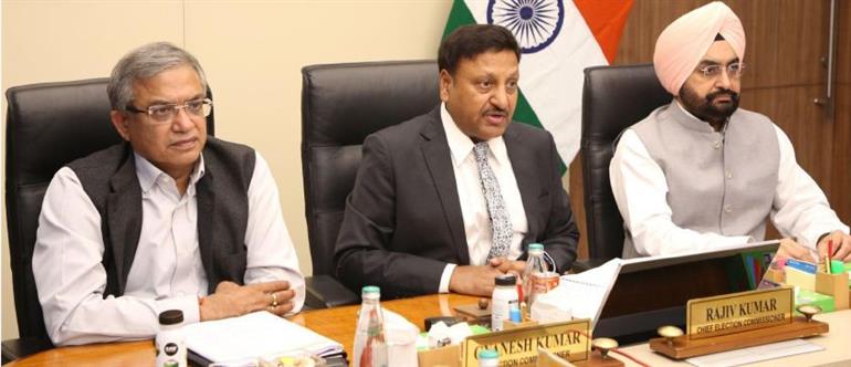 ECI directs CS, DGP of all States/UTs and heads of central agencies to ensure peaceful and inducement free General Elections 2024