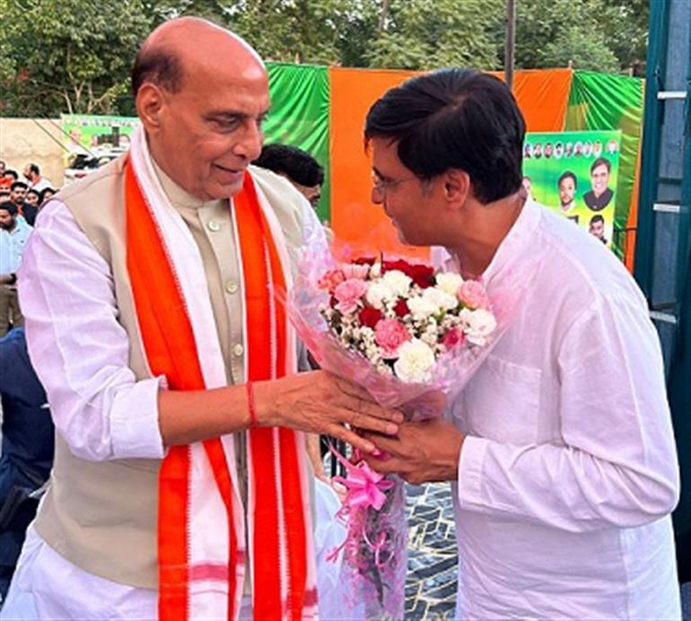 Borders of Punjab and country safe under Modi’s rule: Rajnath Singh