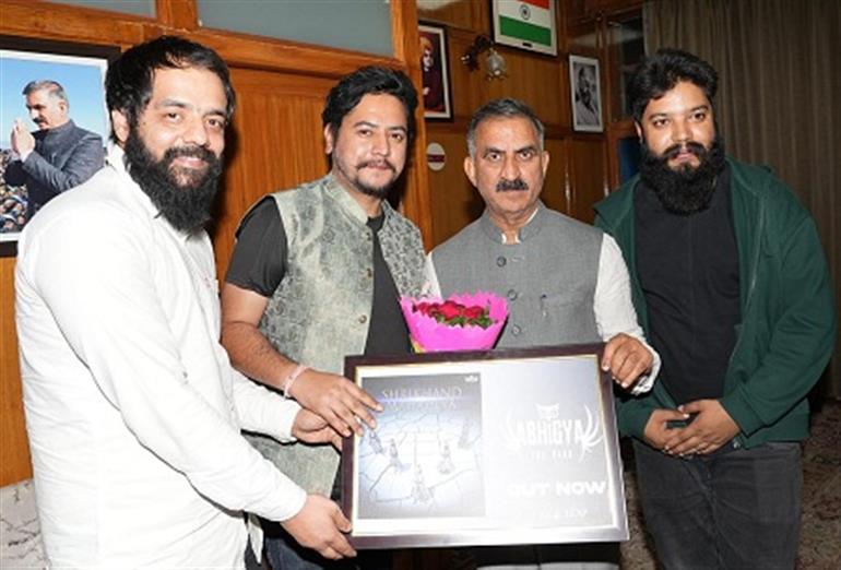  CM releases folk song by Anshul Kapoor