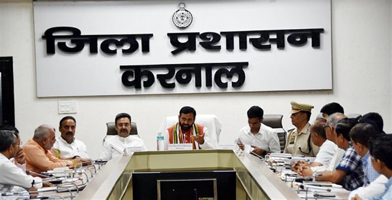  Chief Minister directs the officers to complete the work of strengthening roads by August 31