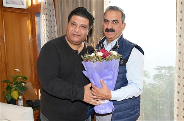  Newly elected MLA Rakesh Kalia calls on Chief Minister