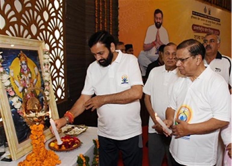   Government’s aim is to keep every person healthy through yoga - Nayab Singh